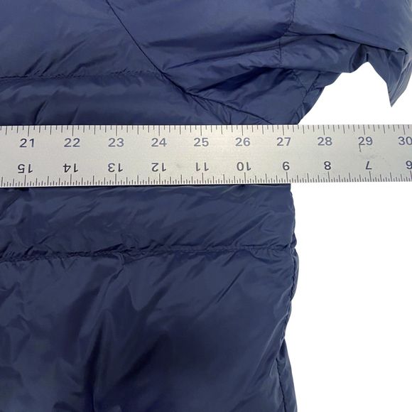 Eddie Bauer | Men’s Wide Channel Hooded Down Jacket EB650, Size XXL, Navy Blue - Picture 8 of 12